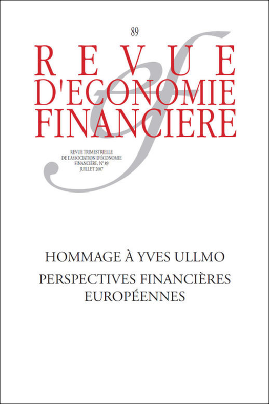 Hommage à Yves Ullmo Perspectives financières européennes