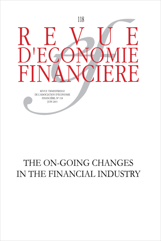 The on-going changes in the financial industry